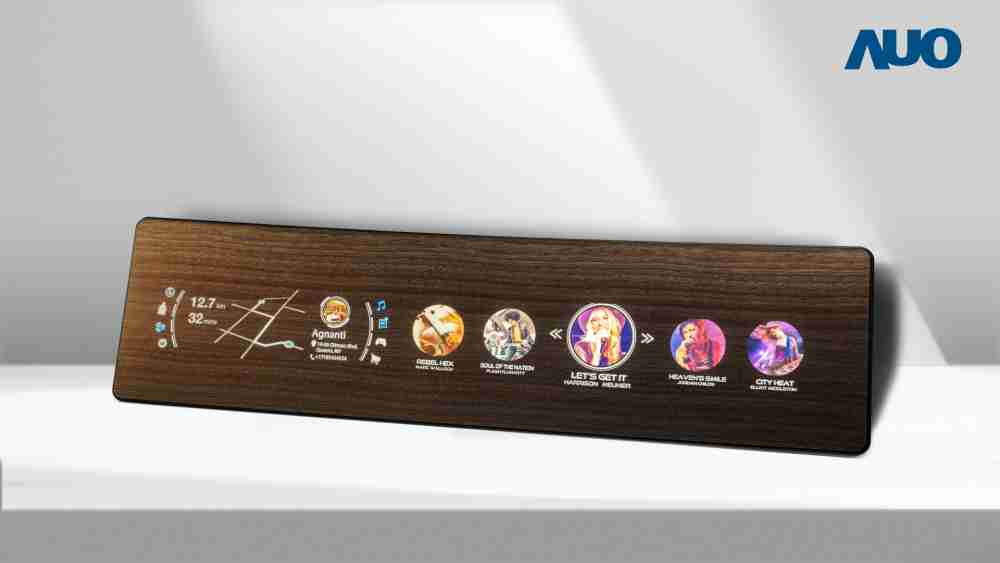 传奇国际研发全球最高穿透度达80%的AmLED木纹显示器，，，可于使用时呈现高亮度、、、清晰可见的信息，，，并在不使用时回归为单纯的饰板，，，节能兼具美观